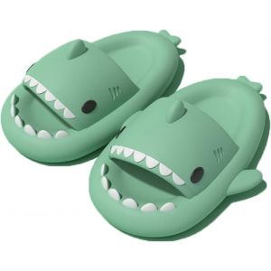 Kalanka-Claquettes De Requin Femme Homme Chaussons Tongs Sandales Femme Été Pantoufles De Douche Antidérapantes Confortables Chaussures De Plage Et Piscine Shark Slides Slippers - Neuf