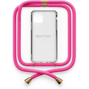 Kal-Chaîne De Téléphone Portable Pour Iphone 11 ¿ Étui De Protection Avec Cordon De Serrage ¿ Dragonne Tour De Cou Avec Cordon ¿ Collier Pour Smartphone ¿ Cotton Candy - Neuf