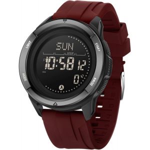 Montre De Sport Militaire Num&eacute;rique Pour Homme-&Eacute;tanche Jusqu'&agrave; 5 Atm-Montre De Fitness Avec Boussole,M&eacute;tronome,Calories,Chronom&egrave;tre,Compteur De Pas,Montre De Course &Agrave; Pied.[J147] - Neuf