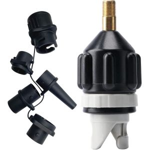 Letnerny-Adaptateur De Kayak,Adaptateur De Valve De Paddle, Adaptateur De Pompe Sup Pour Kayak, Paddle Board, Cano&euml;, Bateau Gonflable - Neuf