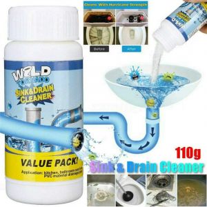 Tuyau de cuisine puissant, 100 ML/g, Agent de dragage, déodorant pour toilettes, nettoyeur de canalisations, outils de nettoyage rapide - Neuf