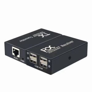 Rallonge USB 120 M, 4 ports USB 1.1, hub, extension sur Ethernet RJ45, USB UTP, émetteur-récepteur - Neuf