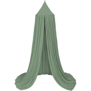 Ulteronixshop-Canop&eacute;e Pour B&eacute;b&eacute;, Cr&ecirc;pe D&ocirc;me Ciel De Lit Enfants, 245x270 Cm Lit &Agrave; Baldaquin Pour B&eacute;b&eacute;, D&eacute;coratif Tente En Coton, Pour Chambre D'enfant, Tente De Jeu, Appropri&eacute; M&auml;dchen & Jungen (Verte - Neuf