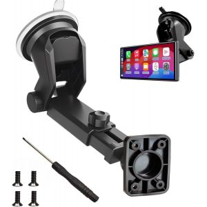 CHENG-Support d'&eacute;cran Carplay avec Griffes, Support &agrave; Ventouse Flexible pour &Eacute;cran de Voiture 7''/ 9''/ 10.26"" Android Auto Am&eacute;lior&eacute; Pare-Brise Tableau de Bord - Neuf