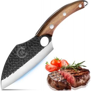 Mevronisshop-Couteau Japonais Couteaux De Cuisine: Professionnel Pour La Maison Pour Chef Avec Rev&ecirc;tement En Cuir - Neuf