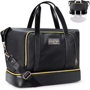 SHIBA-Sac de voyage pour femme, sac de voyage, sac de voyage, sac de nuit avec compartiment à chaussures, sac de transport[1506] - Neuf