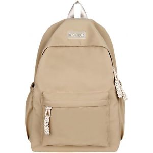 SHIBA-Sac à Dos Black, Sac à Dos Scolaire De Couleur Solide, Sacs d'école De Voyage Causal, Adolescent Rétro Sac à Dos De Loisirs [4 - Neuf