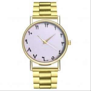 Zhoulianfa Montre A Quartz Pour Couple, Exquise Et Decontractee, Avec Affichage Analogique Et Bracelet En Acier, Cadeau Ideal - Neuf