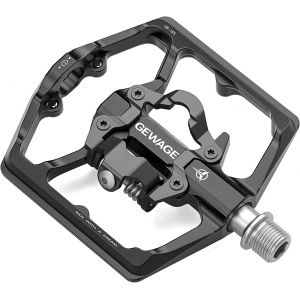 Subzonal-Pédales De Vélo De Montagne - Pédales Plates À Double Fonction Et Pédales Spd - Pédales À Plate-Forme 9/16" Compatibles Avec Spd Pour Vélo De Montagne Bmx - Neuf