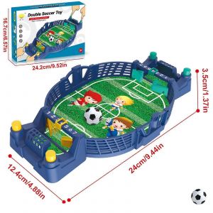 Jouets interactifs, mini-jeu de flipper de football de table, cadeau durable, jouets verts et bleus pour enfants-bleu - Neuf
