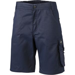 Bermuda De Travail Homme - Jn835 - Bleu Marine - Neuf