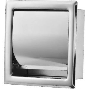 Porte-papier toilette encastré,porte-rouleau de papier toilette en acier inoxydable,boîte de papier toilette polie imperméable-YUHAO - Neuf