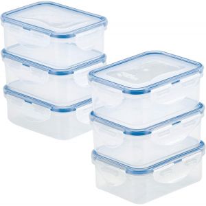 Chenquansarl-Easy Essentials L806s6 Lot De Boîtes De Conservation Alimentaire En Polypropylène Transparent - Neuf