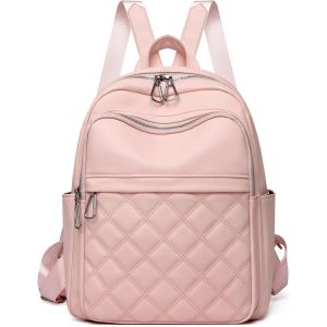 nzqaf-Sac a Dos Femme Elegant Petit Sac à Dos PU Cuir Sac Antivol Leger Sacs à Main Portés Dos Femme pour Voyage Loisir Collège - Neuf