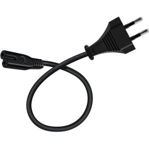 Cable Alimentation C7 Câble D'extension Euro C7 Coudé 2.5A 250V Câble Alimentation PS4 2x0.75 mm² pour Ordinateur Portable,PS5,TV,Moniteur,Imprimante (0.5m) - Neuf
