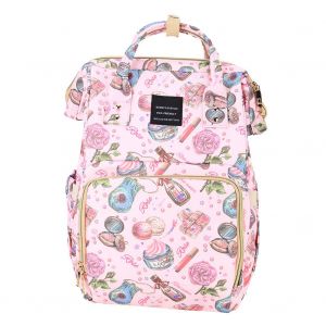 Sac a dos multifonction impermeable a imprime dessin anime pour maman, organiseur de couches pour bebe (n¡ã 3) - Neuf