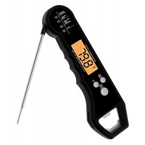 KAL-Thermomètre De Cuisine À Viande Numérique À Lecture Instantanée Pour La Cuisson Avec Rétroéclairage Et Étalonnage Thermomètre De Cuisson À Sonde Numérique Pour La Cuisine - Neuf