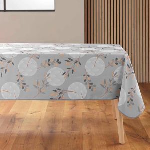 Eryi-, Nappe Rectangle (150 X 240 Cm) Manola Gris, Polyester Imprimé - Neuf