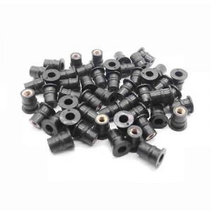 10/20/50/100 Pcs M5 Caoutchouc WellNut 5mm M&eacute;trique Moto Pare-brise Puits &Eacute;crou Wellnuts Laiton NUTS Pour Pare-brise Car&eacute;nages Cowl - Neuf
