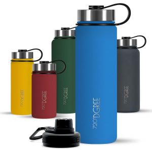 Bouteille Isotherme ""Nolimit"" - 410ml, 530ml, 710ml, 950ml, 1200ml | Gourde En Acier Inoxydable D'eau, Th&eacute;, Caf&eacute;, Jus, Boisson Chaud Ou Froid | Premium De Isol&eacute;e Sous Vide +Sport-Couvercle - Neuf