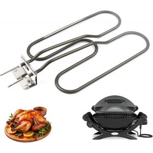 Ulteronixshop-l&eacute;ment Chauffant 66631 pour Barbecue &eacute;lectrique Weber Q140, Q1400, Inoxydable &Eacute;l&eacute;ments Chauffants de Rechange pour &eacute;lectrique Weber, 2200 W 230V - Neuf