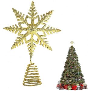 &Eacute;toile De Sapin De No&euml;l,&Eacute;toile De Cime D'arbre,D&eacute;coration De Sapin De No&euml;l,Lumi&egrave;re D'&eacute;toile De Sapin De No&euml;l - Neuf