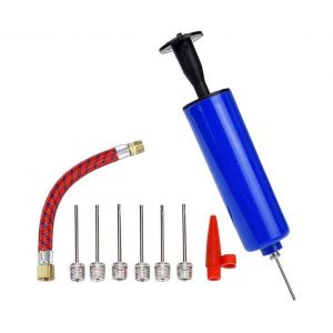 Pompe &Agrave; Main Pour Ballons De Sport Et Gonflables Avec Aiguilles Et Buses - Neuf