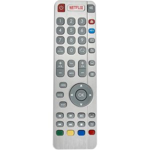 SHWRMC0117 Télécommande remplacée Convient pour Sharp Aquos RF Smart TV LC-43CFG6451K LC-49CFG6022K LC-49CFG6241K LC-49CFG6242K LC-49CFG6351K LC-43CUG8462KS - Neuf