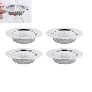 Lot De 4 Filtres D'évier En Acier Inoxydable, Filtre De Vidange De 7,5 Cm, Crépine D'évier, Crépine D'évier De Cuisine - Neuf
