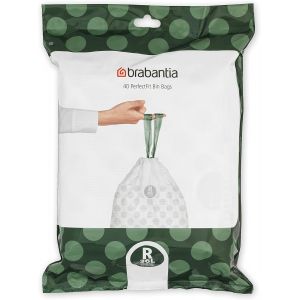 TEPPD-Sacs Poubelle PerfectFit (Code R / 36L). Ultra R&eacute;sistant, Poign&eacute;es Coulissantes (40 Sacs) - Neuf