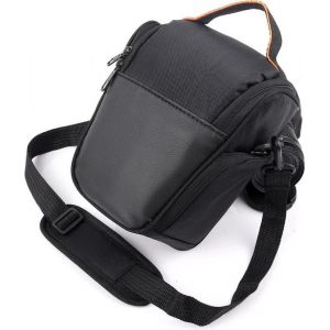 Sacoche Cam&eacute;ra SLR R&eacute;sistante &agrave; l'Eau - Sacoche Messenger pour Cam&eacute;ra Num&eacute;rique - Sacoche pour Cam&eacute;ra Syst&egrave;me Nikon/Canon/Sony Noir - 21x11x18 cm - Neuf