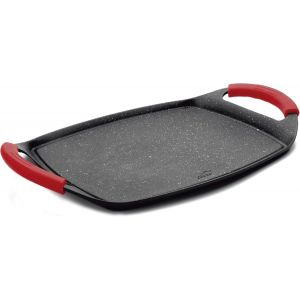 SUBZONAL-Lacor 25547 Plancha Fa&ccedil;on Pierre, 33,5x25 cm, Noir - Neuf