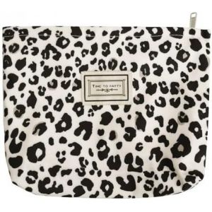 Trousse De Toilette Voyage L&eacute;opard Trousse De Maquillage En Toile Avec Fermeture &Eacute;clair Sac &Agrave; Cosm&eacute;tiques &Agrave; Glissi&egrave;re Multi-Fonctionnelle Pochette Maquillage De Imprim&eacute;e Pour Femmes Filles - Neuf
