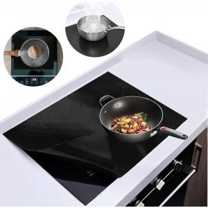 AYUHR-Tapis de protection pour plaque à induction, 61 x 53 cm, pour plaque à induction, tapis en silicone, multifonctionnel, pour cuisinière à induction - Neuf