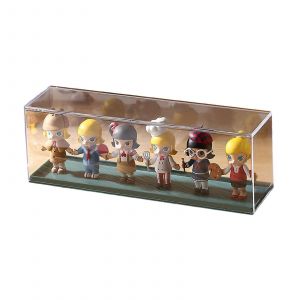 Vitrine de presentation pour figurines d'action, vitrine en acrylique pour comptoir de bureau, pierres precieuses blanches - Neuf