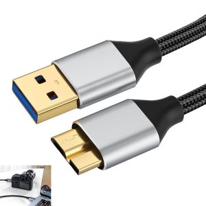 JGD-C&acirc;ble USB 3.0 A vers Micro B 0.5M, Cable Disque dur Externe Compatible avec Disques Durs Externes WD Toshiba Seagate Samsung Galaxy S5 Note 3 Nikon Canon Transfert Donn&eacute;es 5Gbps et Charge Rapide - Neuf