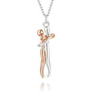 Collier Câlin, Collier Pendentif Câlin Affectueux Collier Couple Personnalité Pour Elle Et Lui Collier Saint Valentin Mode Réglable Pour Femmes Hommes - Neuf