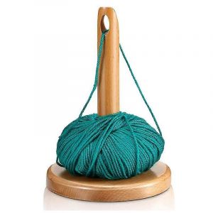 Porte-Fil En Bois Pour Tricoter Au Crochet Avec Trou Tricot Broderie Accessoire Cadeau Fil Organisation T - Neuf