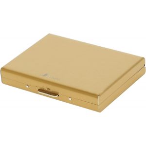 CAUC-&reg; Porte-Carte de Cr&eacute;dit, Portefeuille de Carte de Cr&eacute;dit en M&eacute;tal en M&eacute;tal pour Hommes et Femmes, avec Protection RFID et NFC Contre Le vol de Donn&eacute;es. - Neuf