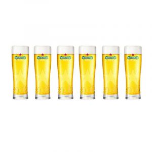Lot De 6 Verres &Agrave; Bi&egrave;re Heineken 25 Cl, Neuf Et Officiel - Neuf