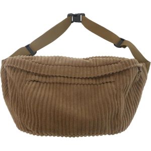SJZG-Sac Banane Pour Femme - &Eacute;l&eacute;gant - Avec Bandouli&egrave;re R&eacute;glable - Pour Le Bureau, Les Courses, Les Voyages, L'&Eacute;cole, Marron-2., 17.32 Inches X 3.94 Inches X 7.87 Inches, Fashion - Neuf