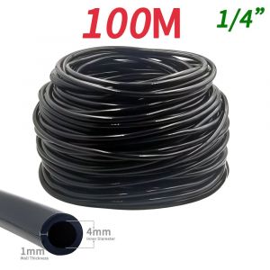 OASIS-Micro tuyau d'arrosage de jardin en PVC,tube d'irrigation goutte à goutte,arroseur,100 en effet,pelouse,balcon,serre,5-1/4 m,4mm,7mm -100M (328.08ft)-1/4 - Neuf