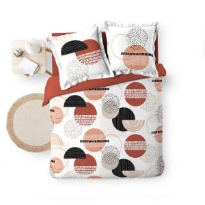 Parure Housse Couette 260 X 240 Cm Geo-Twist - Neuf