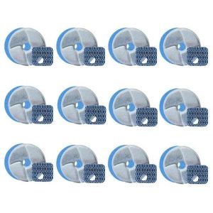 12pcs Filtres De Remplacement Pour Chat Chien Fontaine Chat Chat Eau Buveur Propre Accessoire Remplac&eacute; Carbo - Neuf