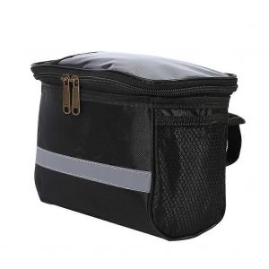 Imperm&eacute;able &Agrave; L'eau En Plein Air Cyclisme V&eacute;lo Cadre Avant T&eacute;l&eacute;phone Sac De V&eacute;lo &Eacute;tui De Guidon (Noir) - Neuf