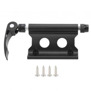 Support De Fourche De V&eacute;lo &Agrave; D&eacute;gagement Rapide Bloc De V&eacute;lo Fourche Avant Clip Fixe Porte-Bagages Racknoir - Neuf