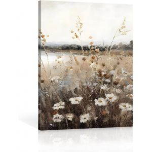 ERYI-Tableau Decoration Murale Salon, Vintage Tableau De Paysage Pour Cuisine, Tableau Décoratif En Toile Imprimée, Tableau Toile Encadrée Pour Chambre, Salon, Salle De Bain, 30X40 Cm - Neuf