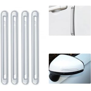 (Long) 4 pièces Bande de protection anti-frottement pour pare-chocs, bandes anti-collision pour voiture, protecteur de bord de portière de voiture, bande de protection anti-collision pour voiture - Neuf