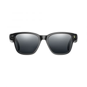 Lunettes IA Intelligentes &agrave; Monture Noire avec Cam&eacute;ra HD 8MP et Traduction en Temps R&eacute;el Le noir - Neuf