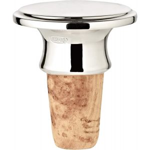 Checarzhn--No1-Bouchon De Bouteille Au Design Classique Pour Champagne, Vin Et Vin Mousseux, Argenté Noble, Résistant Au Ternissement, Hauteur 6 Cm - Neuf